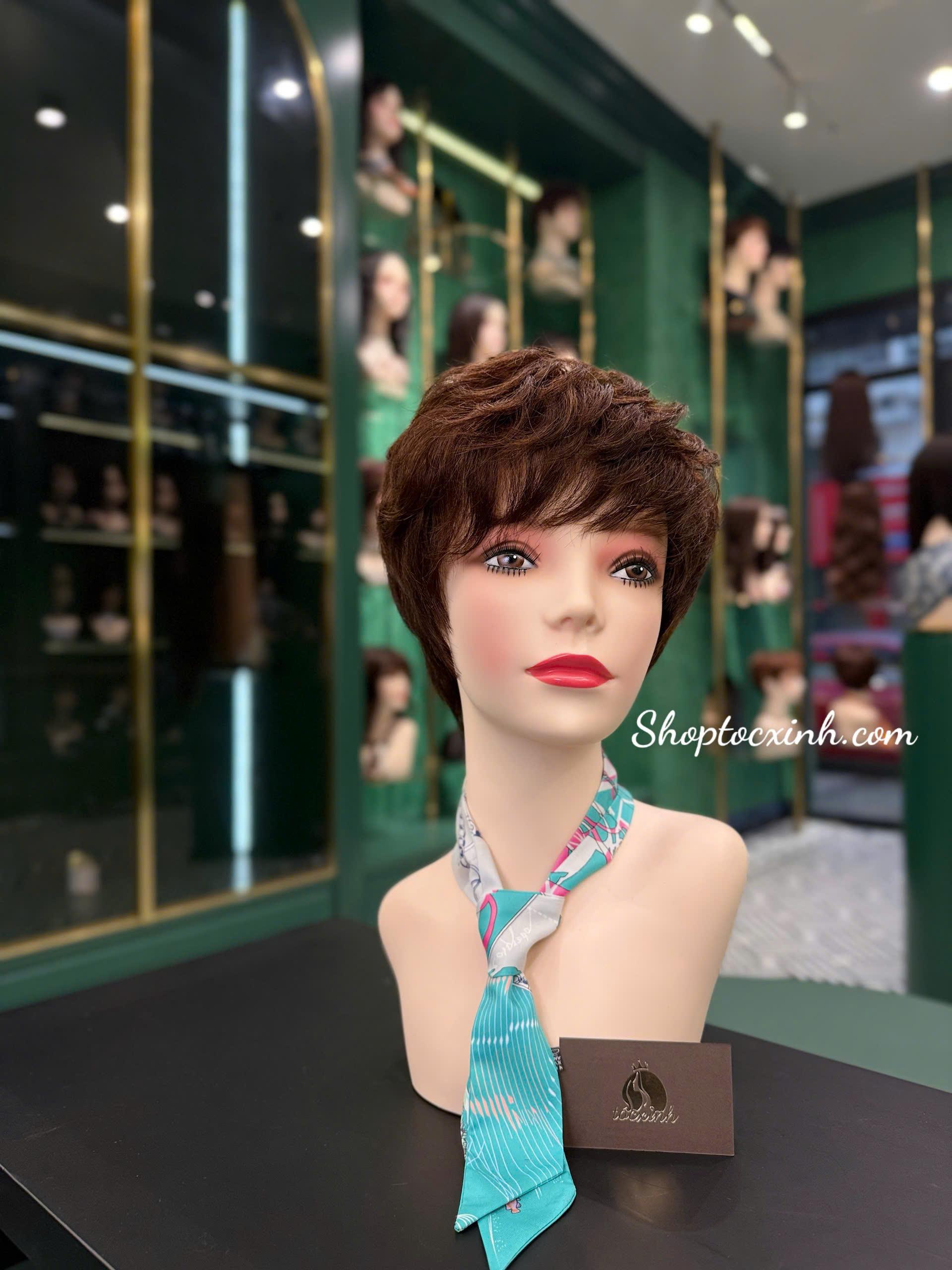 TÓC TÉM BOB NGUYÊN ĐẦU LÀM BẰNG TÓC THẬT