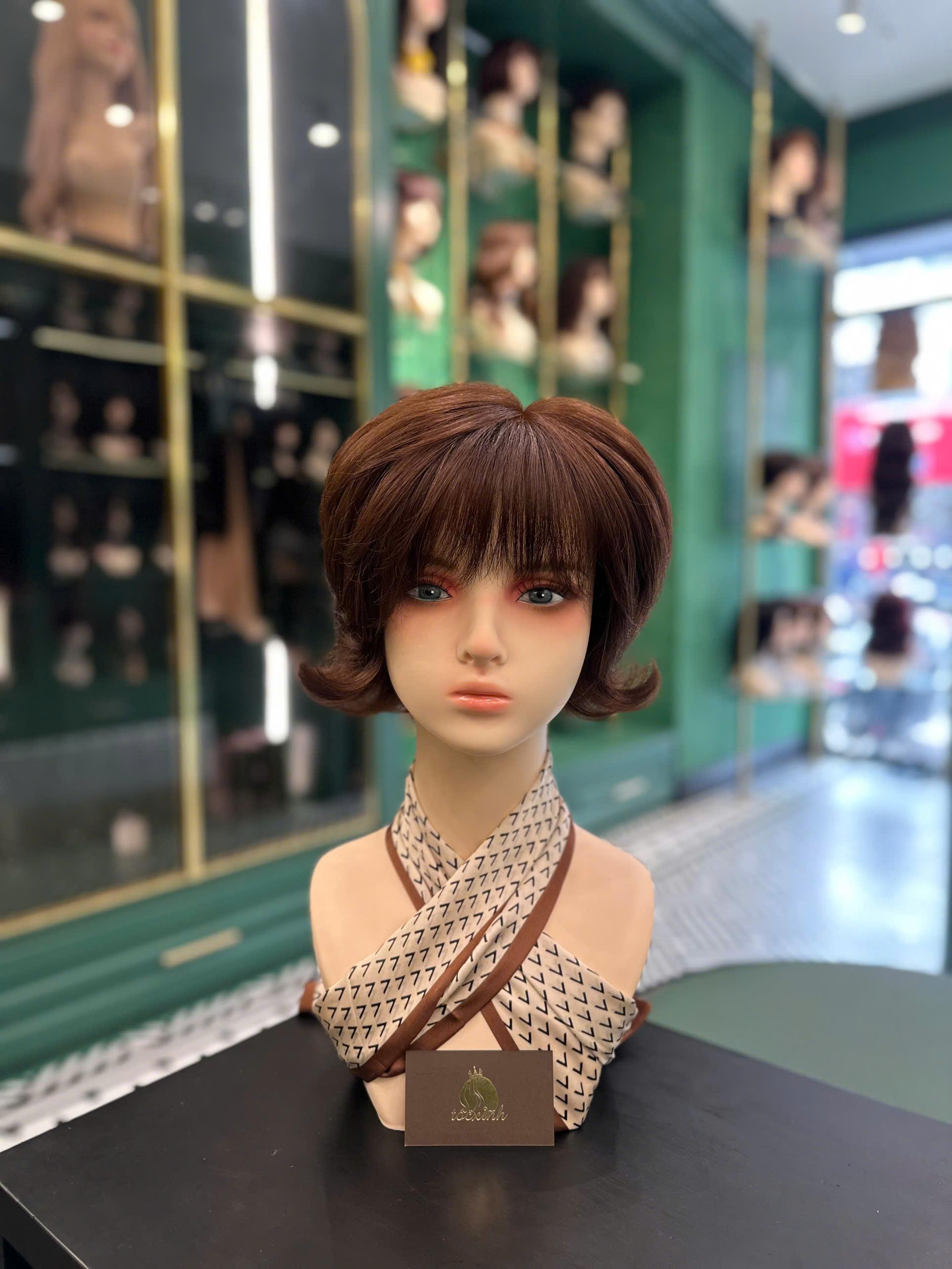 TÓC GIẢ NGẮN BOB TRUNG NIÊN 